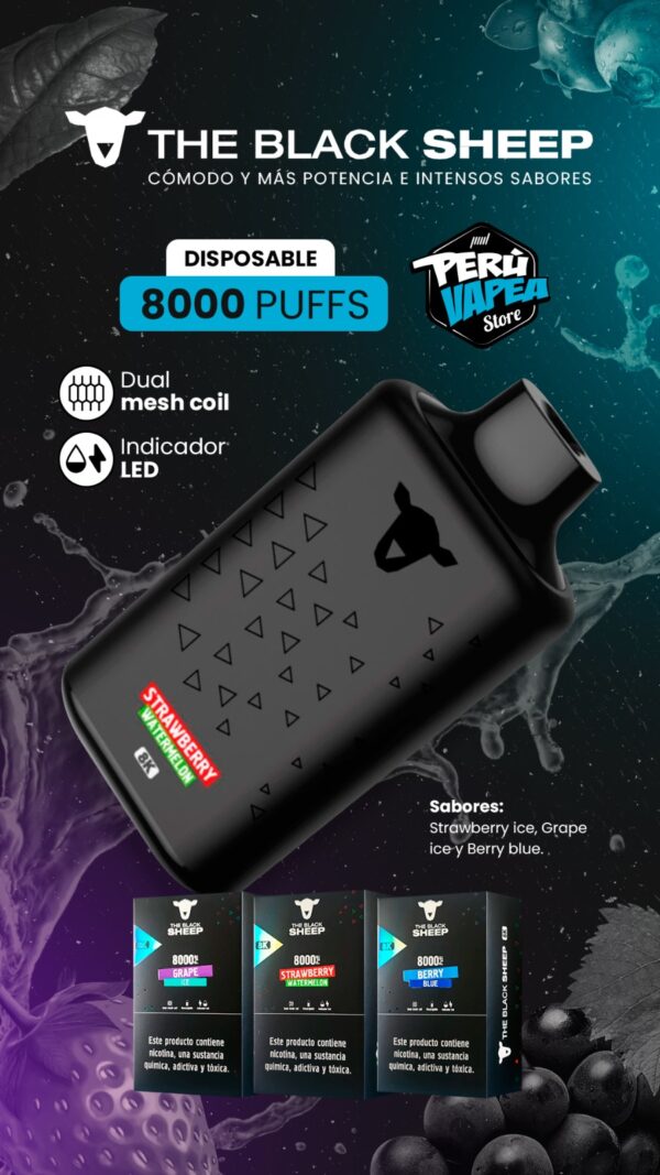 The Black Sheeps 8000 puffs